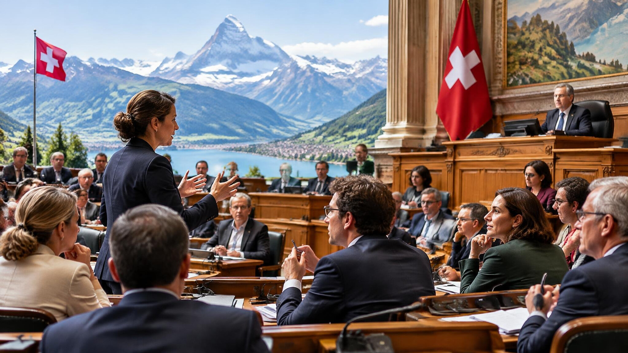 swiss parliament debate
