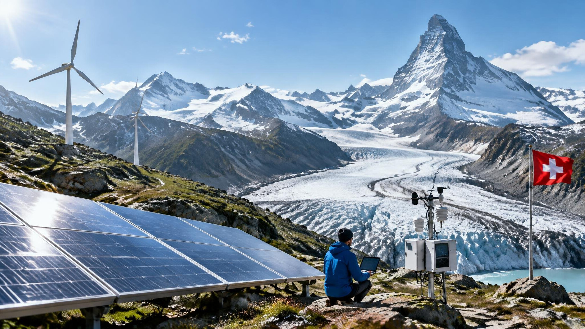 swiss alps climate