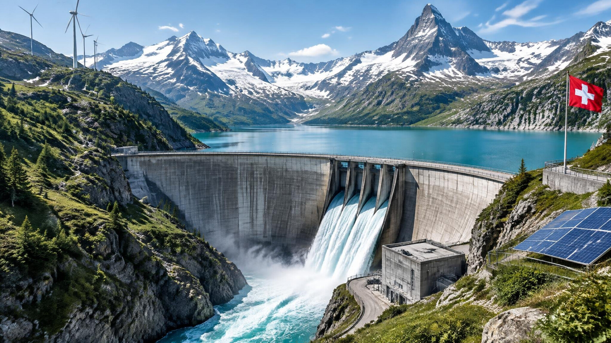 swiss alps renewable energy